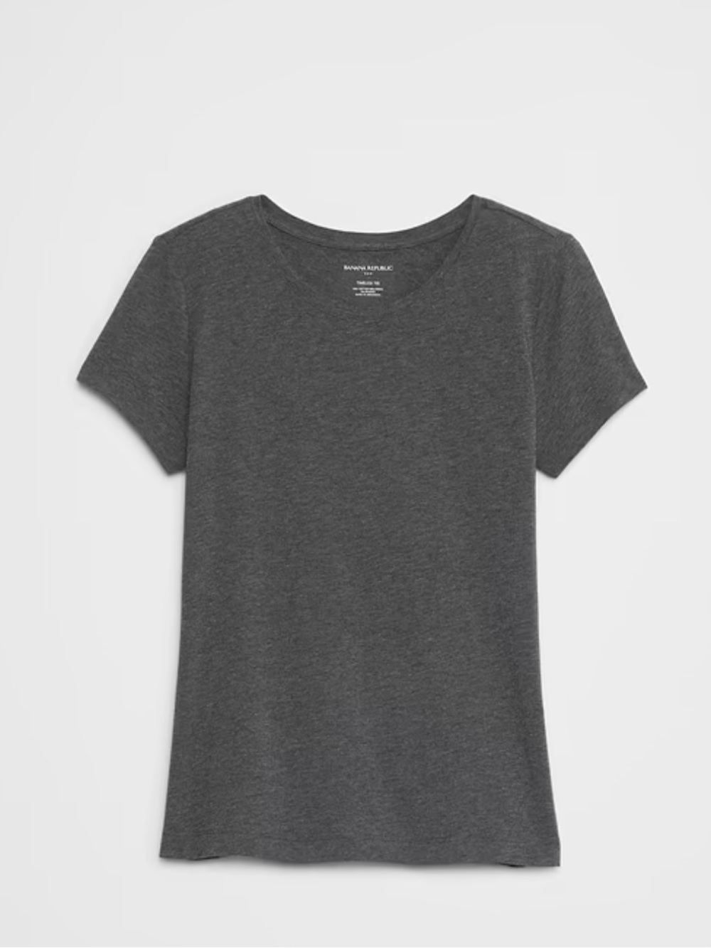 Banana Republic Women’s Short Sleeve Crew Tee - Grey